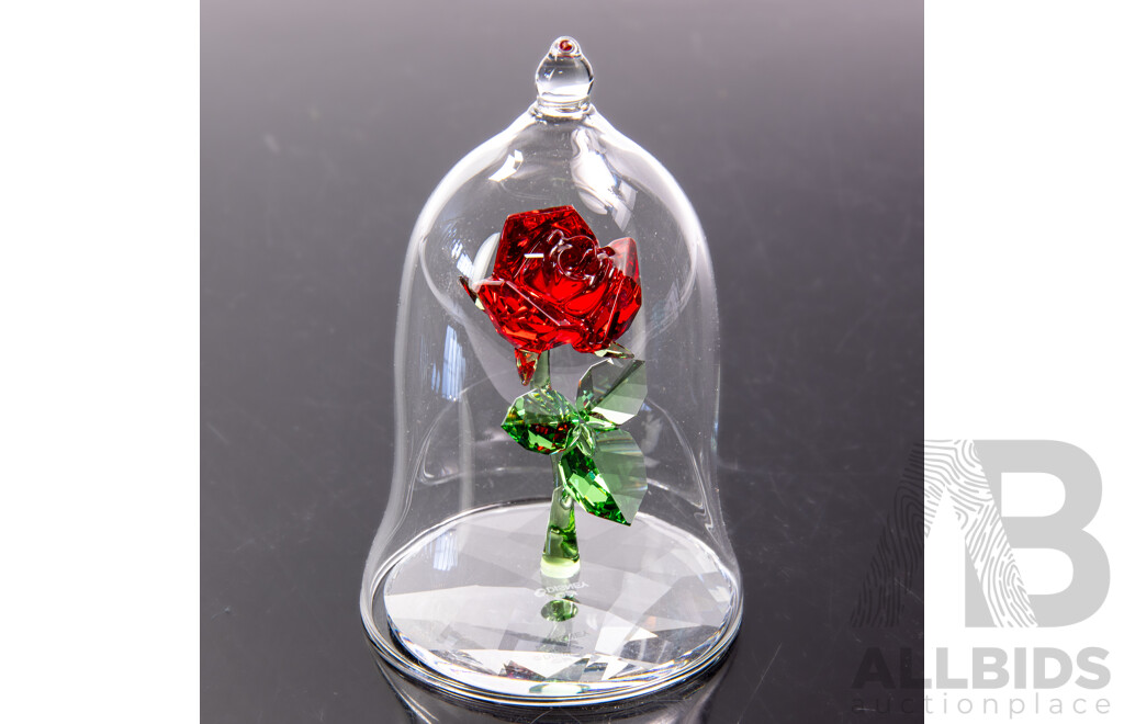 Austrian Swarovski Crystal Enchanted Rose in Original Packaging