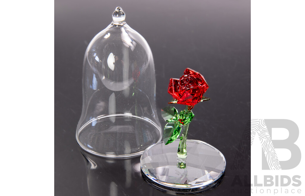 Austrian Swarovski Crystal Enchanted Rose in Original Packaging