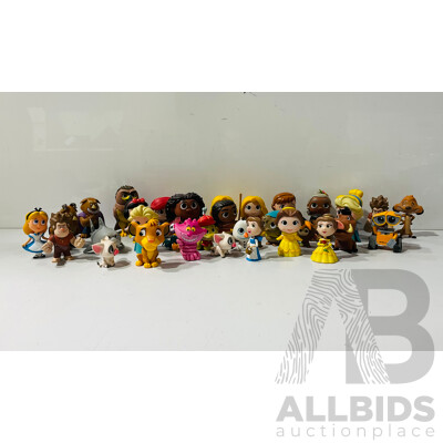Collection of Disney Funko Mini Pops From Moana, Tangled, Wreck It Ralph and Many More