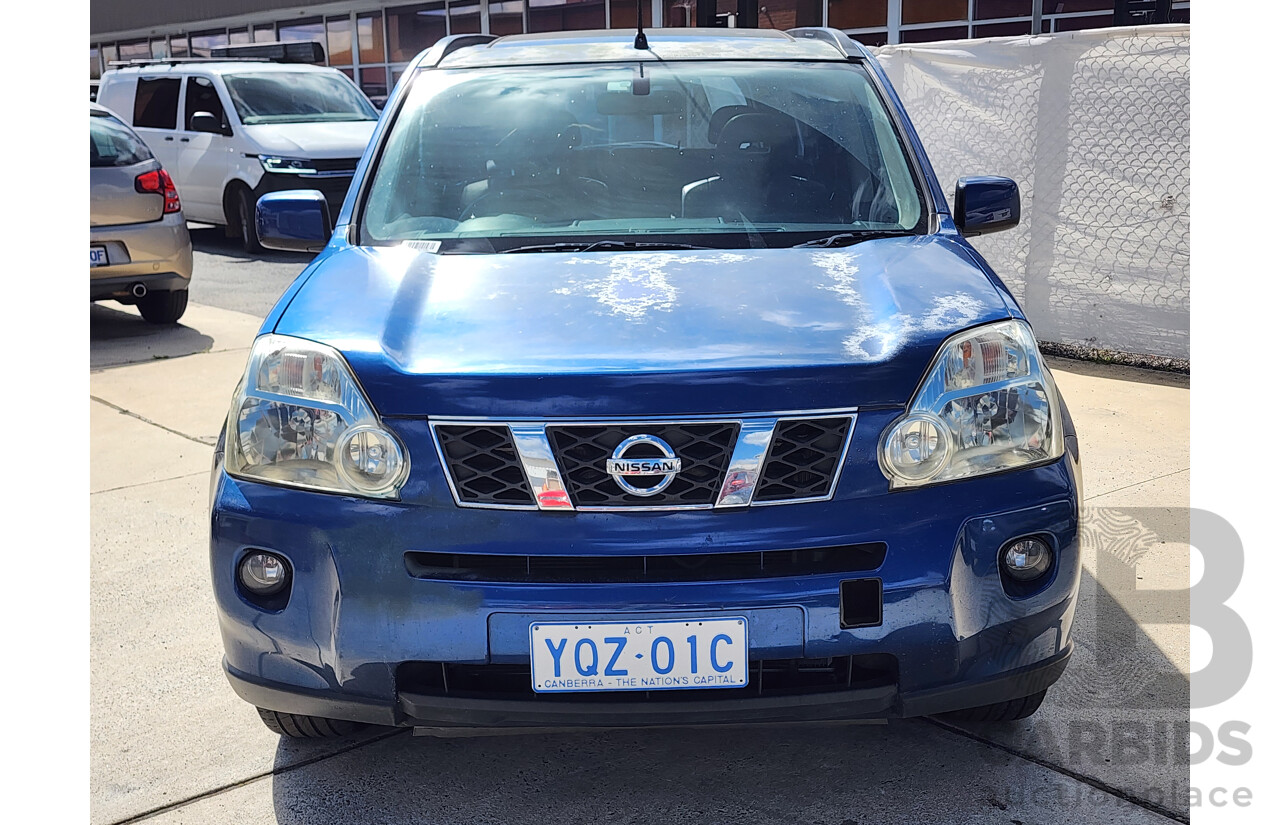 10/2008 Nissan X-Trail Ti (4x4) T31 4d Wagon Blue 2.5L