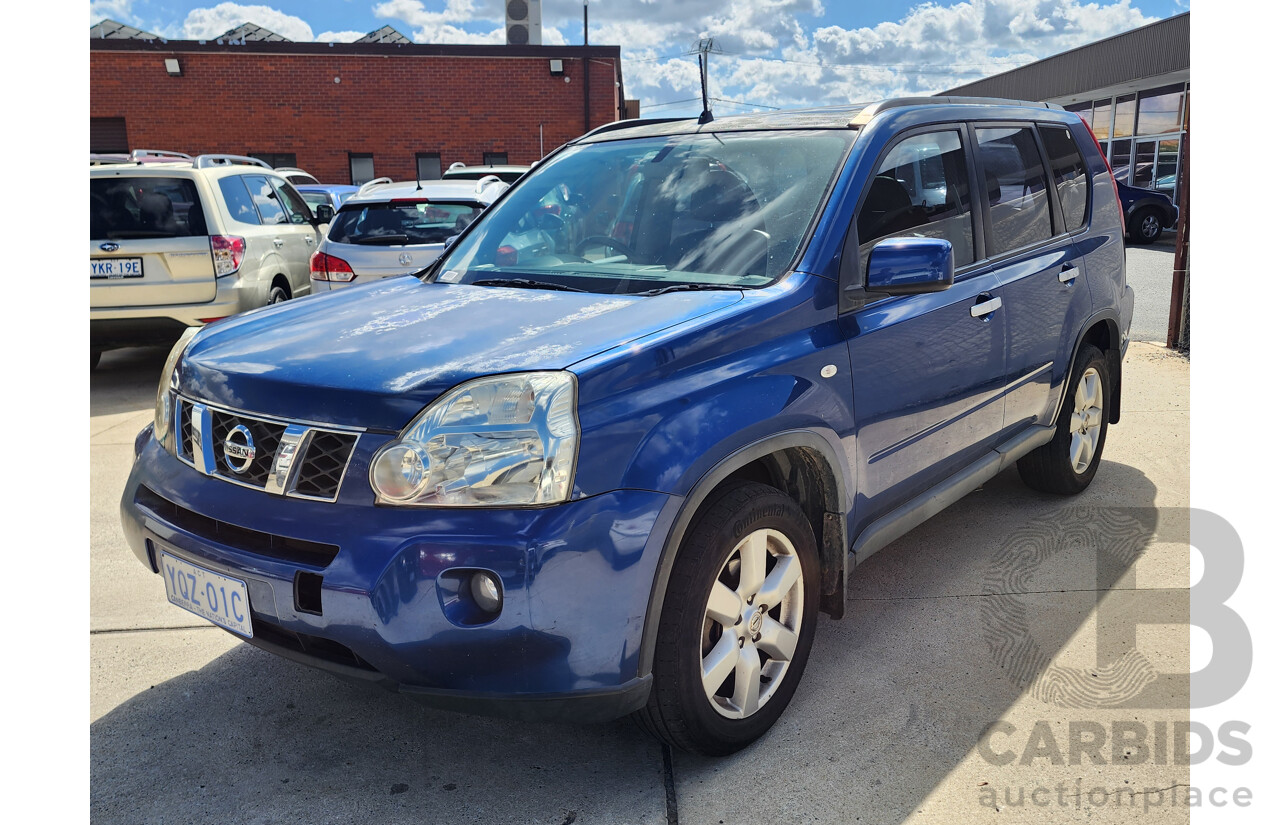 10/2008 Nissan X-Trail Ti (4x4) T31 4d Wagon Blue 2.5L