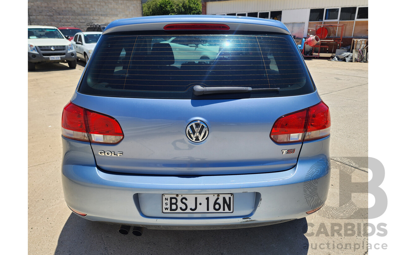 8/2010 Volkswagen Golf 118 TSI Comfortline 1K MY10 5d Hatchback Blue 1.4L