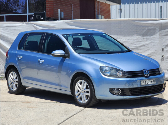 8/2010 Volkswagen Golf 118 TSI Comfortline 1K MY10 5d Hatchback Blue 1.4L