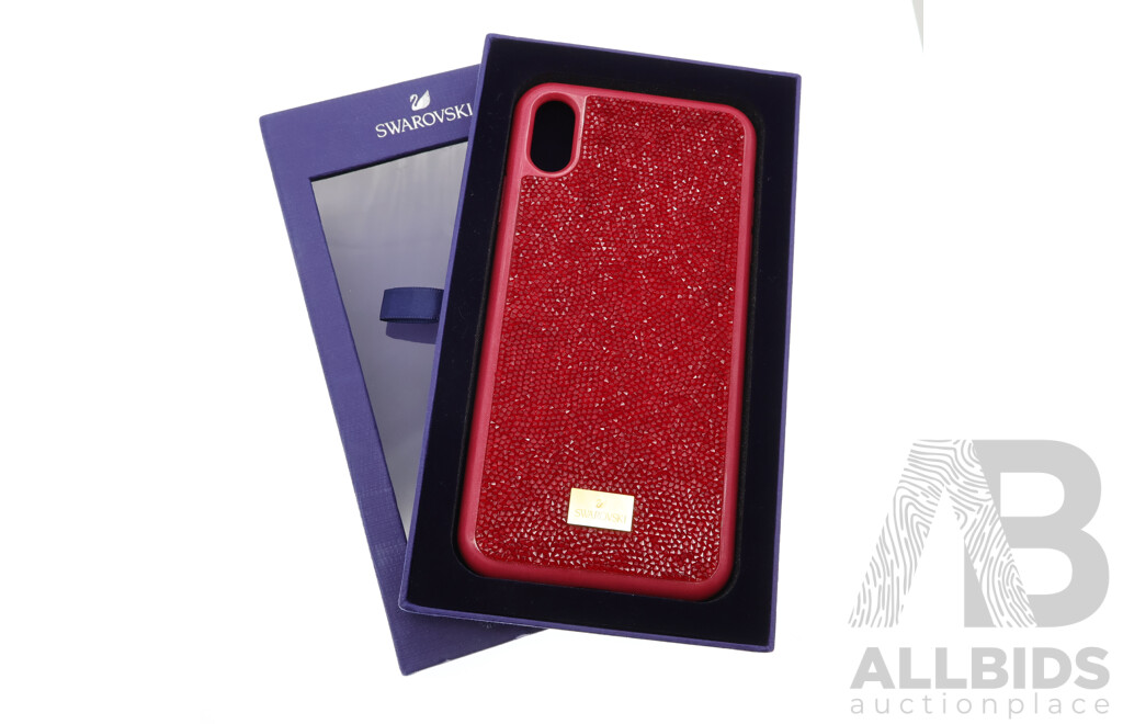 Swarovski Crystal iPhone Case, Red STS PGO, for iPhone 12 XS Max, New in Original Box