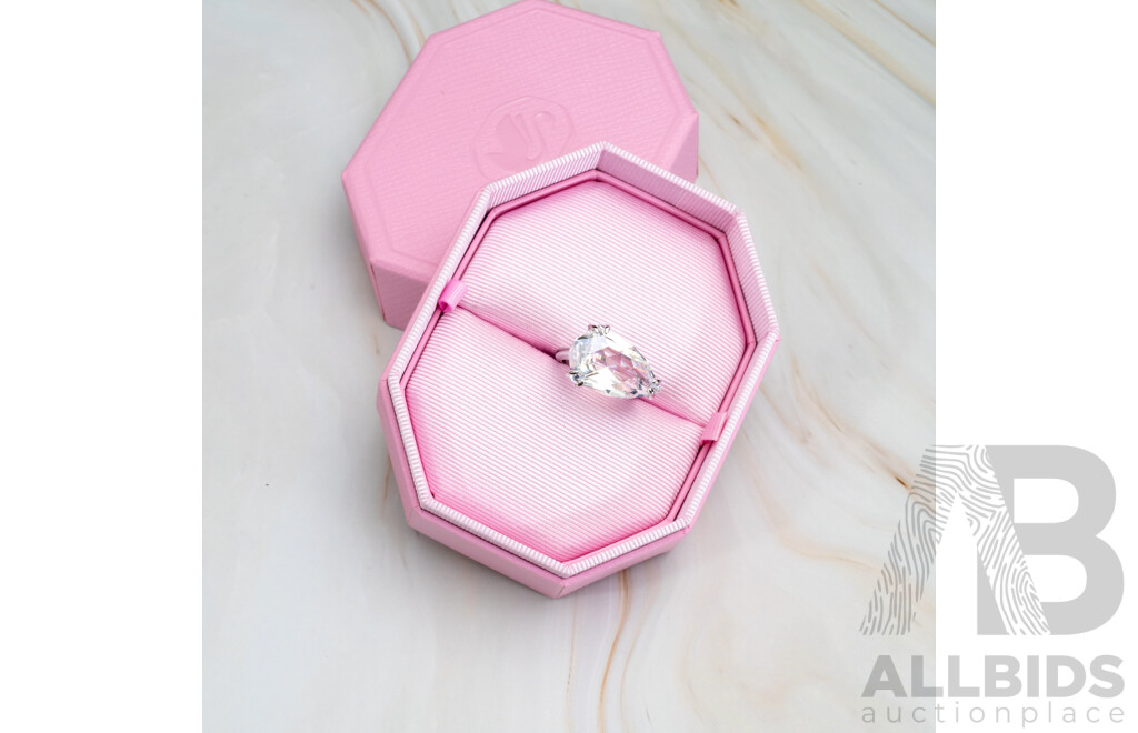 NEW - Swarovski Mesmera Cocktail Ring, ELNG CRY DTLI/RHS 58, Size P