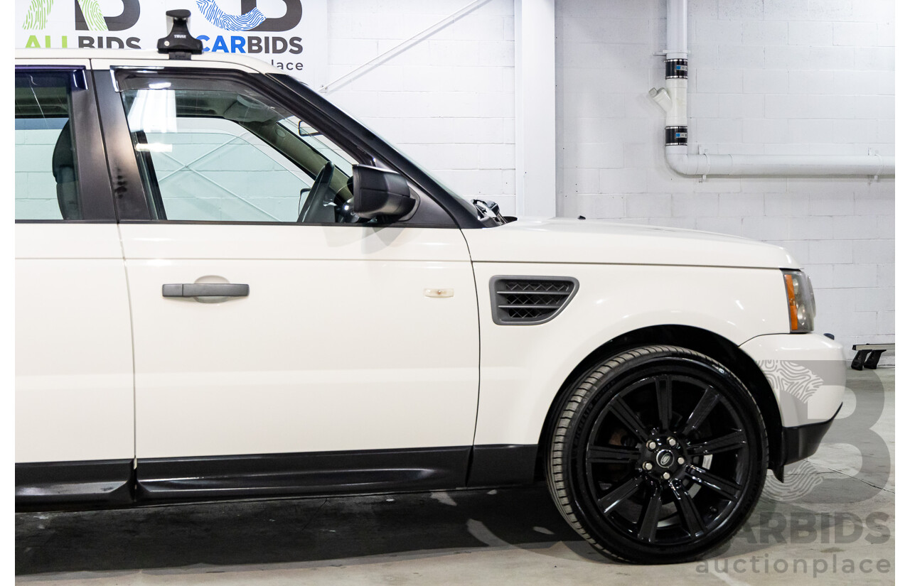 3/2009 Land Rover Range Rover Sport 2.7 TdV6 MY09 4d Wagon Alaska White Turbo Diesel 2.7L