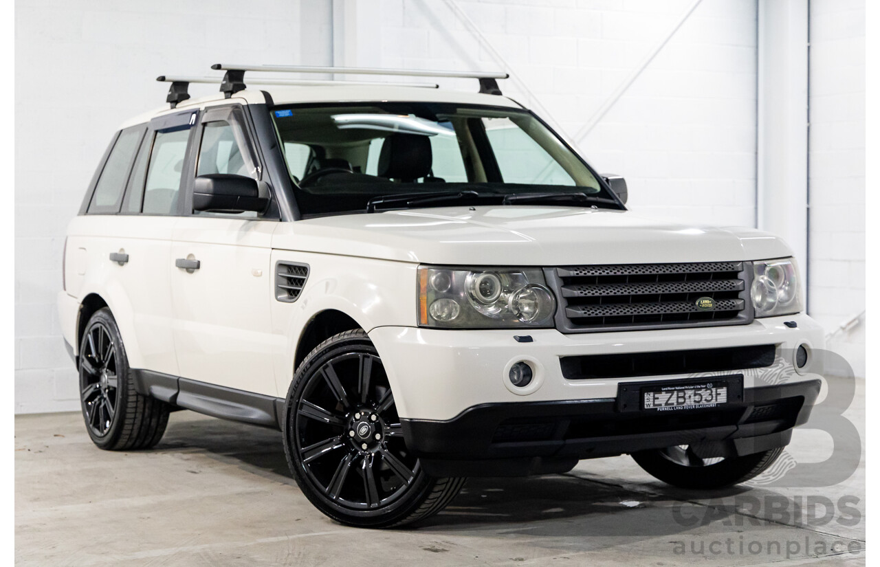 3/2009 Land Rover Range Rover Sport 2.7 TdV6 MY09 4d Wagon Alaska White Turbo Diesel 2.7L