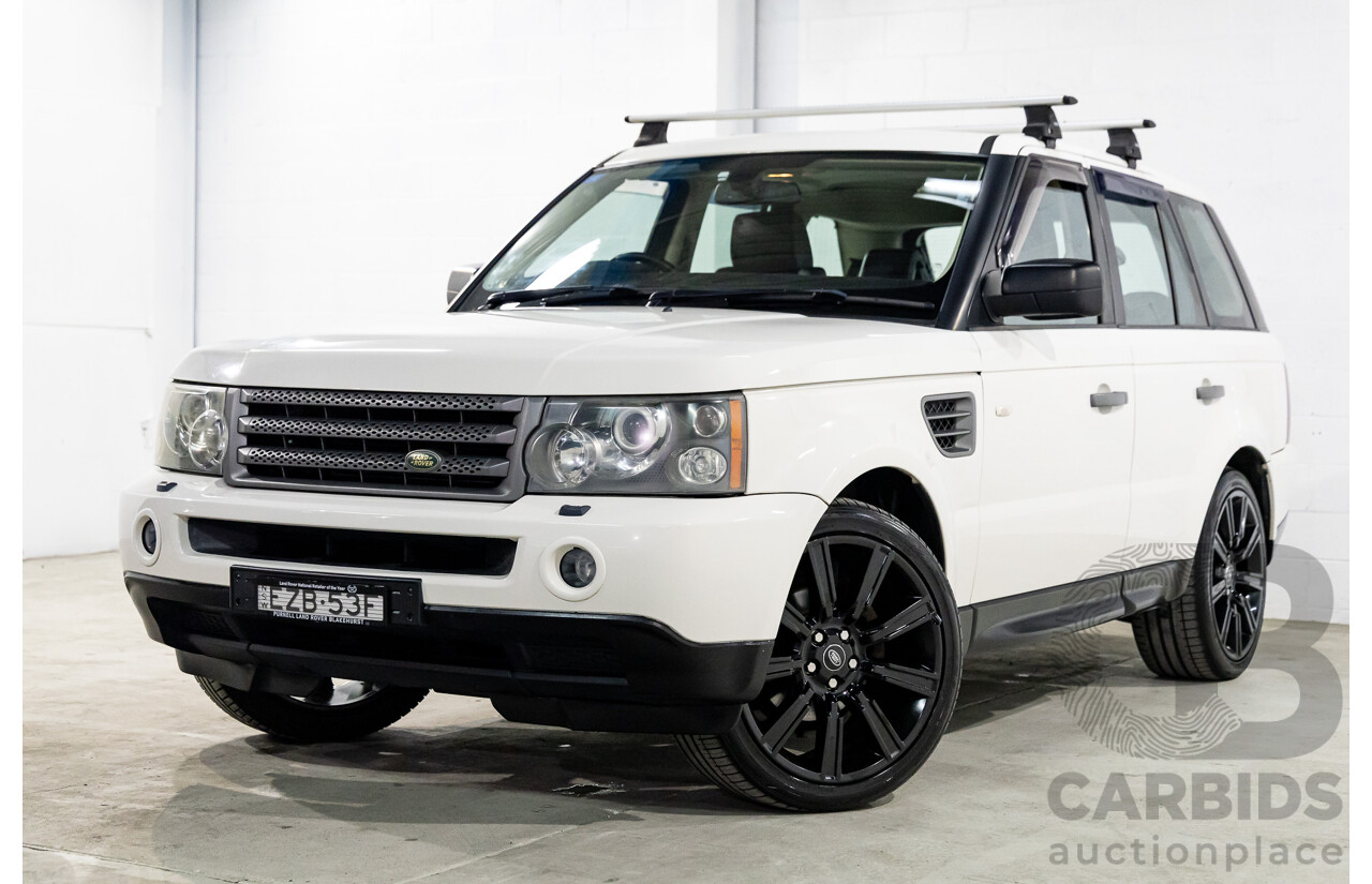 3/2009 Land Rover Range Rover Sport 2.7 TdV6 MY09 4d Wagon Alaska White Turbo Diesel 2.7L