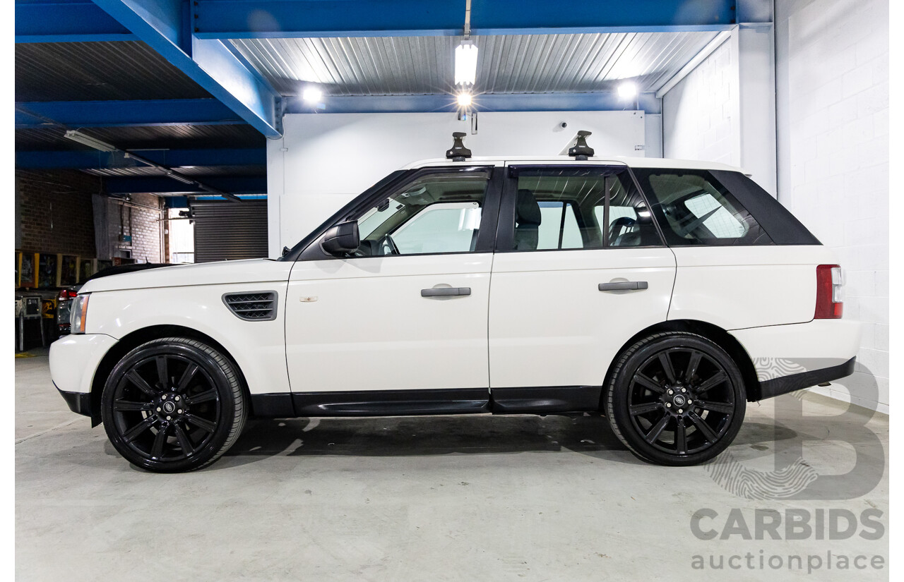 3/2009 Land Rover Range Rover Sport 2.7 TdV6 MY09 4d Wagon Alaska White Turbo Diesel 2.7L