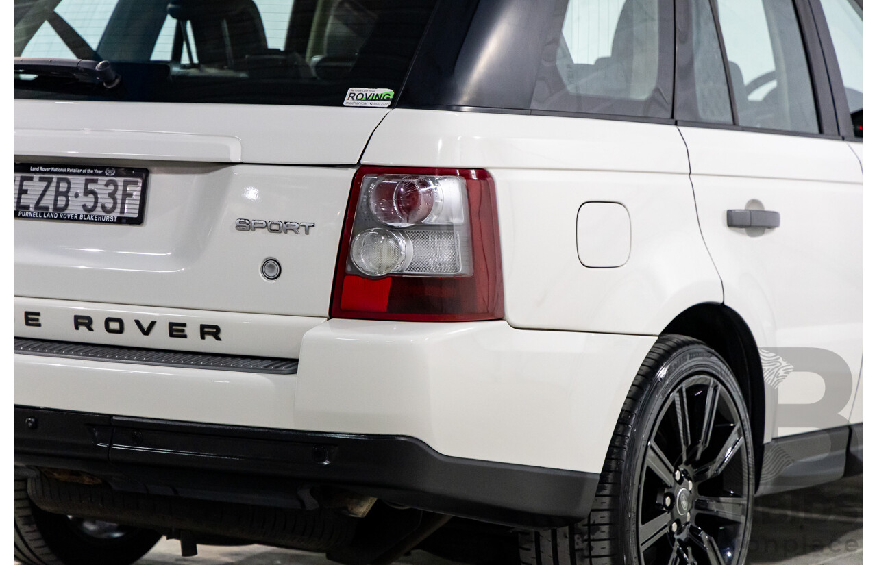 3/2009 Land Rover Range Rover Sport 2.7 TdV6 MY09 4d Wagon Alaska White Turbo Diesel 2.7L