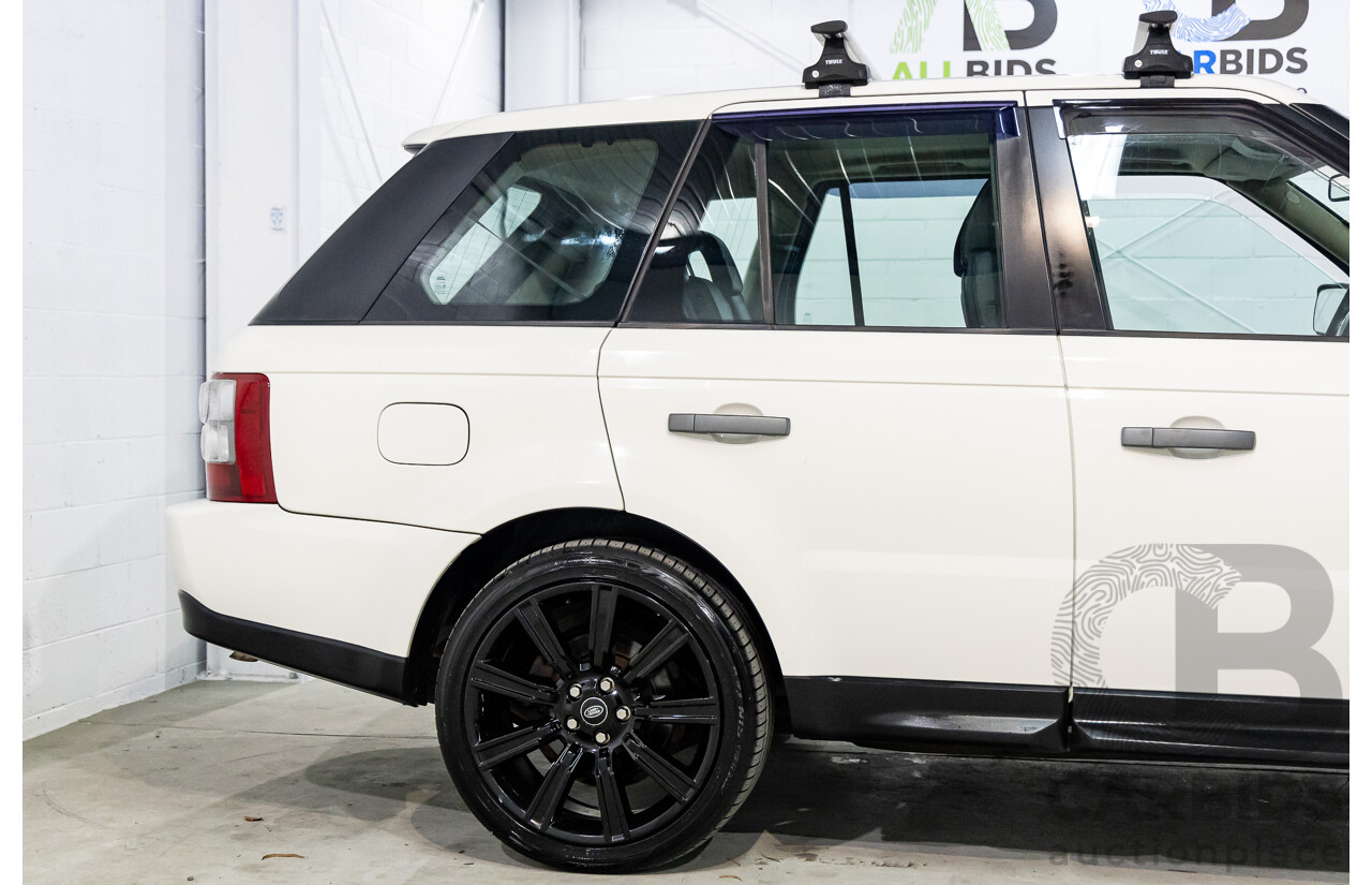 3/2009 Land Rover Range Rover Sport 2.7 TdV6 MY09 4d Wagon Alaska White Turbo Diesel 2.7L