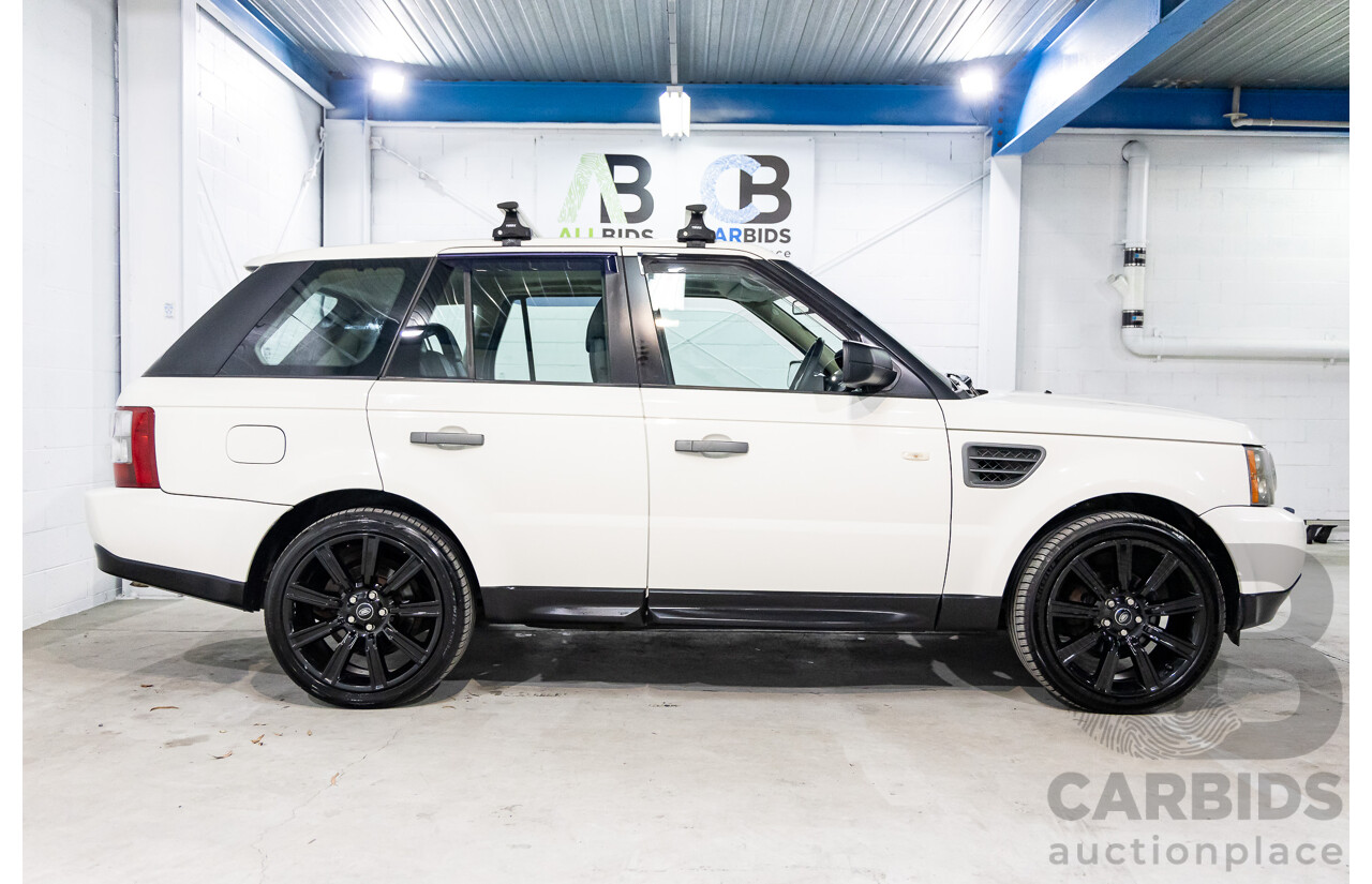 3/2009 Land Rover Range Rover Sport 2.7 TdV6 MY09 4d Wagon Alaska White Turbo Diesel 2.7L