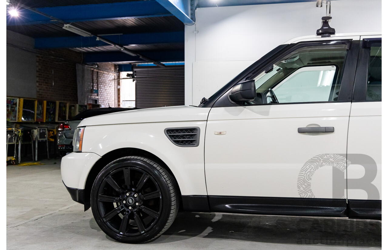 3/2009 Land Rover Range Rover Sport 2.7 TdV6 MY09 4d Wagon Alaska White Turbo Diesel 2.7L