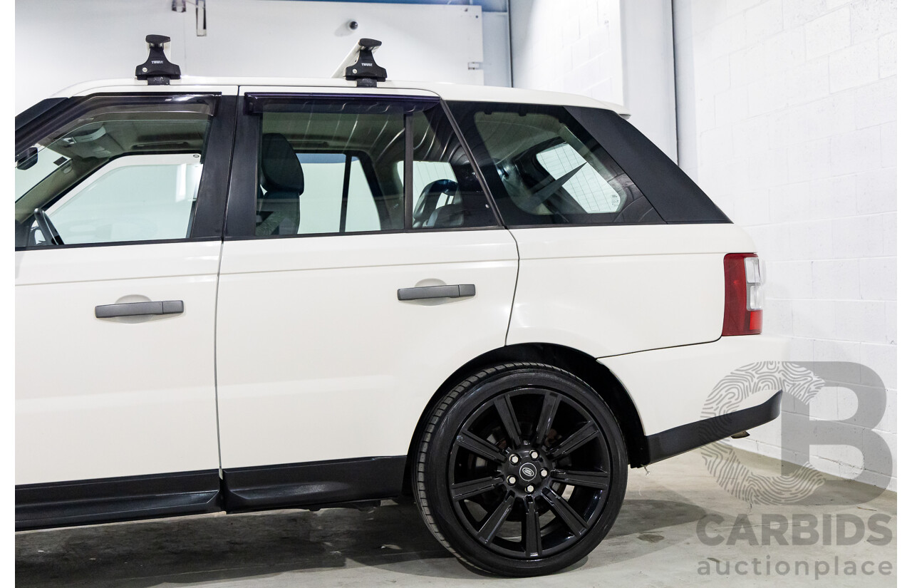 3/2009 Land Rover Range Rover Sport 2.7 TdV6 MY09 4d Wagon Alaska White Turbo Diesel 2.7L