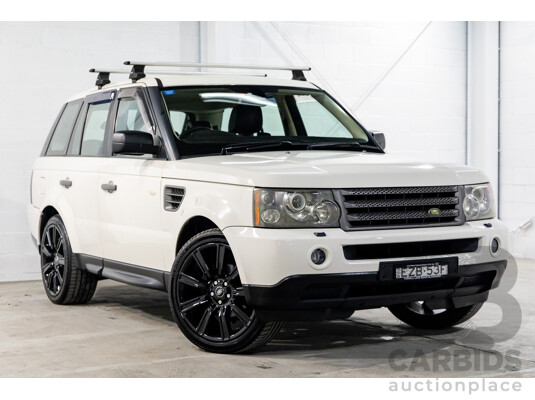 3/2009 Land Rover Range Rover Sport 2.7 TdV6 MY09 4d Wagon Alaska White Turbo Diesel 2.7L