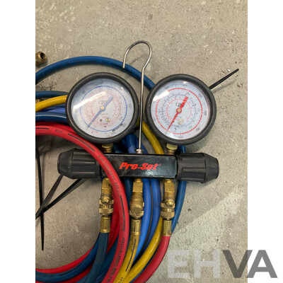 PRO-SET CPS Manifold and Gauge Set