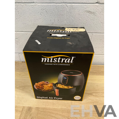 Mistral Digital Air Fryer 4 Litre