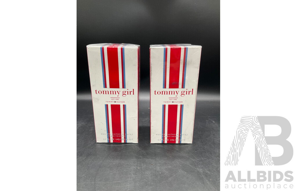 TOMMY HILFIGER Tommy Girl 200ml Eau De Toilette  - Lot of 2