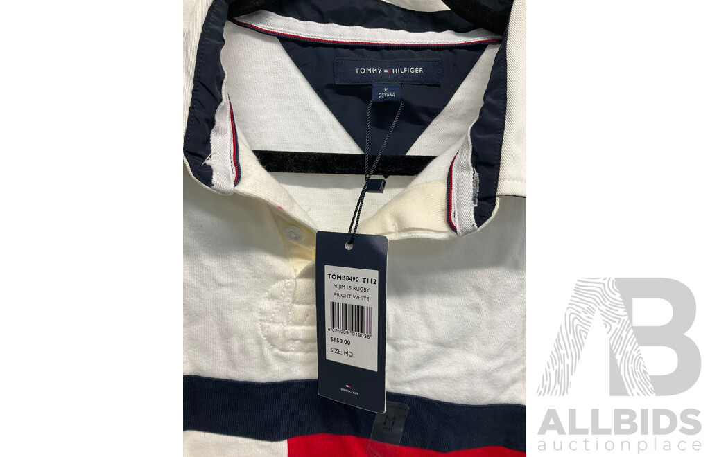 Assorted Bundle Size M Branded TOMMY HILFIGER and LACOSTE - Lot of 3