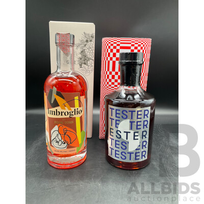 IMBROGLIO 500mL and ESTER TESTER SERIES 700ml - Lot of 2