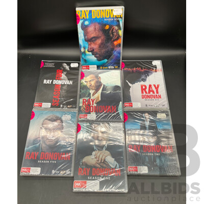 RAY DONOVAN Season 1-7 DVD - Lot of 7