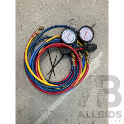 PRO-SET CPS Manifold and Gauge Set