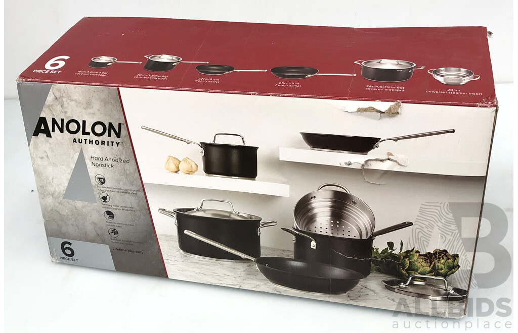 Anolon Six Piece Cookware Set