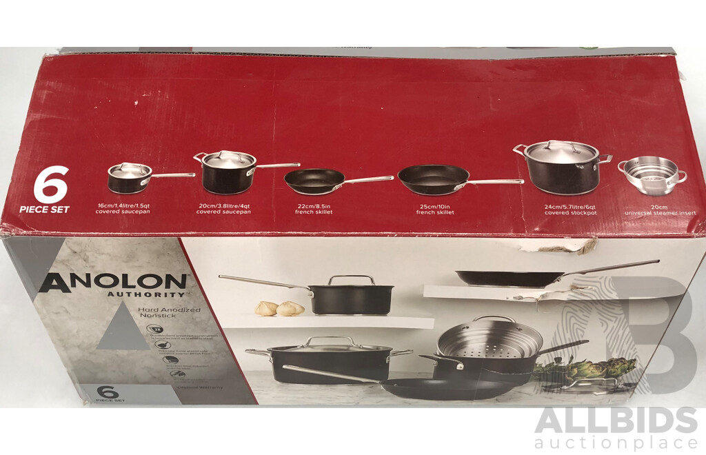 Anolon Six Piece Cookware Set