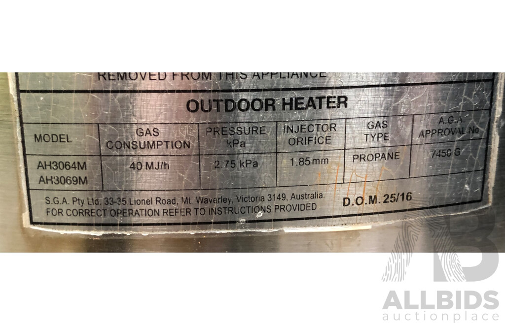 Maxiheat Gas Patio Heater