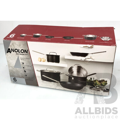 Anolon Six Piece Cookware Set