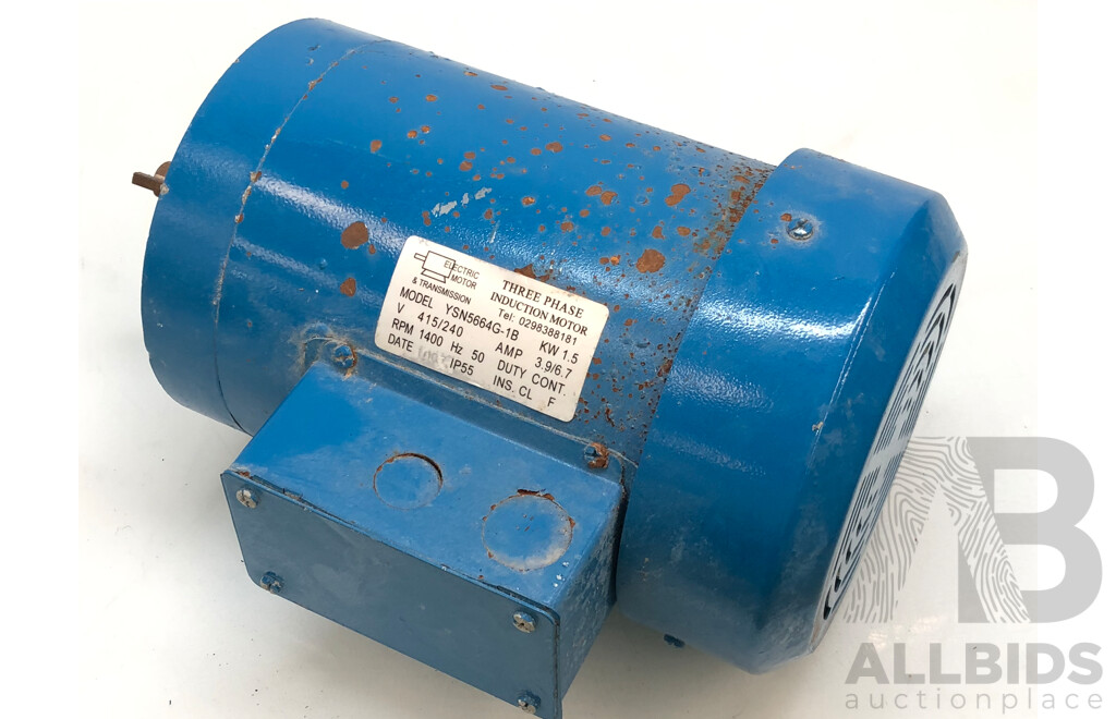 SMC Three Phase Induction Motor