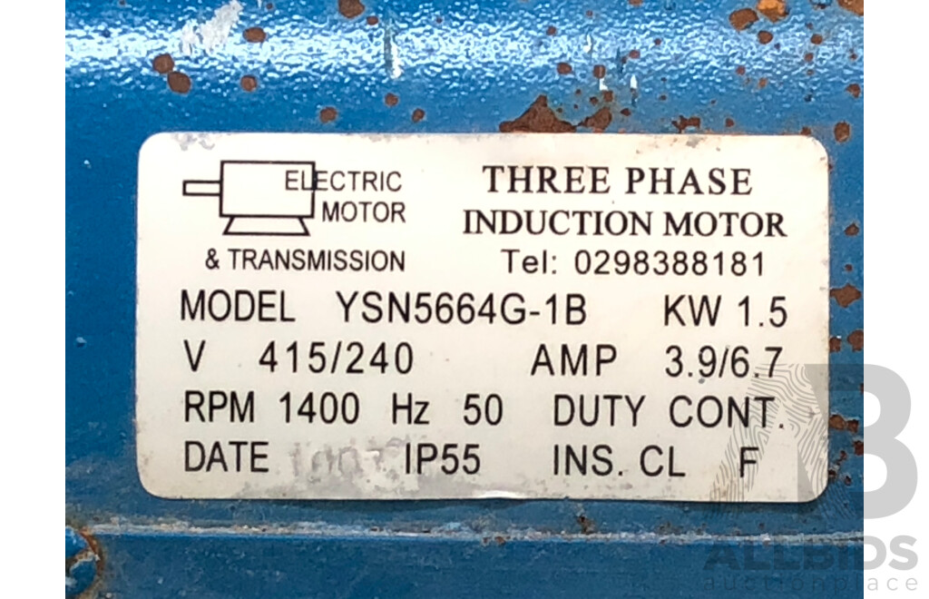 SMC Three Phase Induction Motor