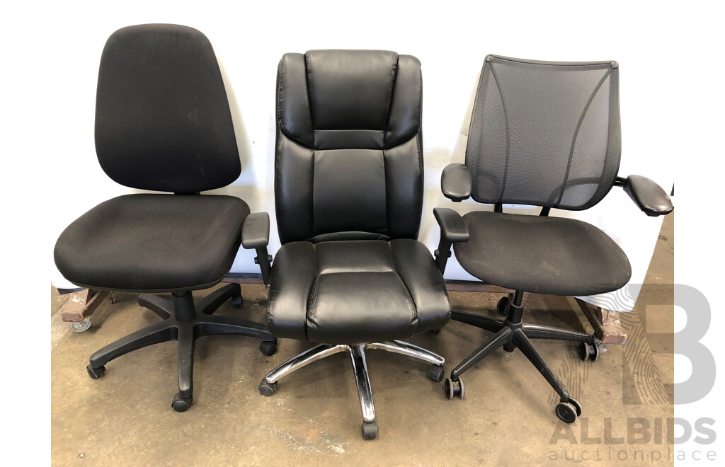 Office Chairs - Lot of Five