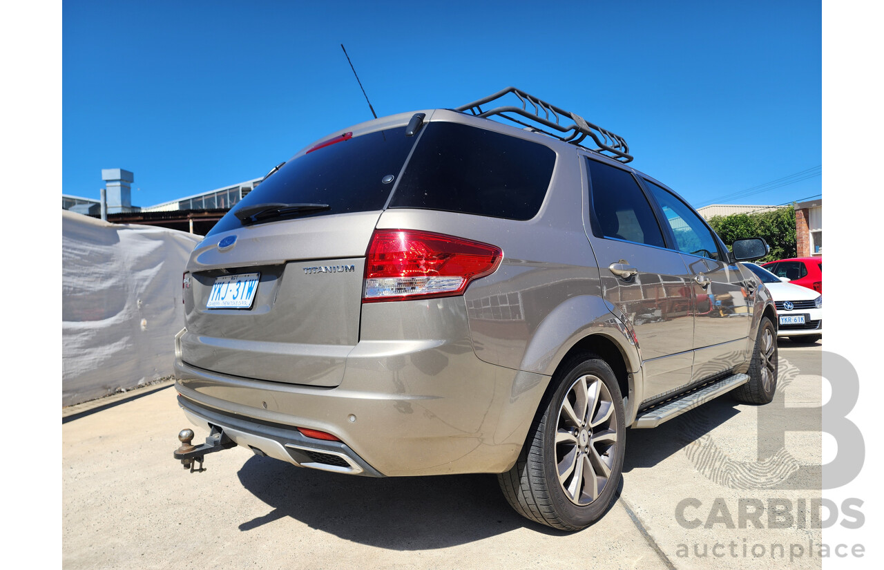 12/2014 Ford Territory TITANIUM (RWD) RWD SZ 4D Wagon Gold 2.7L