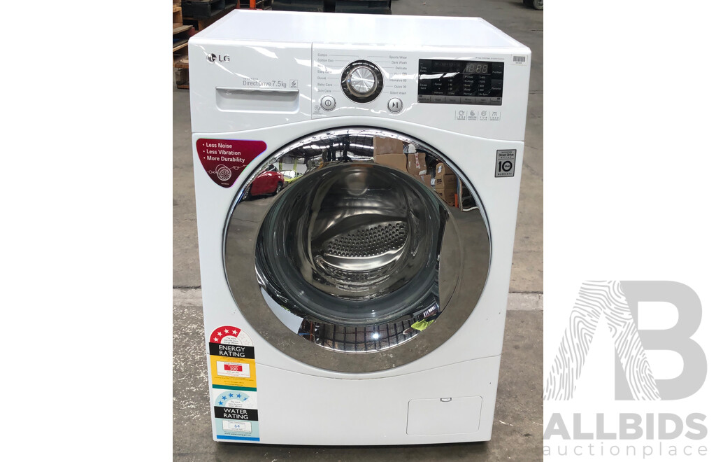 LG Direct Drive Inverter 7.5 Kg Front Loader Washing Machine