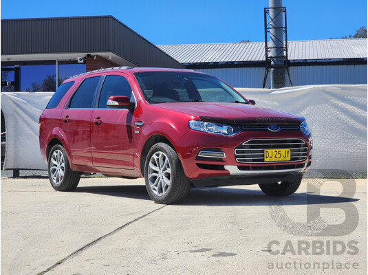 10/2012 Ford Territory TITANIUM (4x4) AWD SZ 4D Wagon Red 2.7L