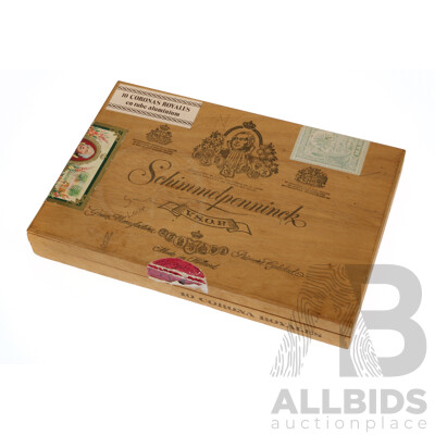 Vintage Wooden Cigar Box 'Schimmelpenninck' Made in Holland