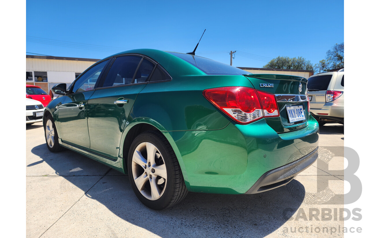 09/2011 Holden Cruze SRi V FWD JH 4D Sedan Green 1.4L