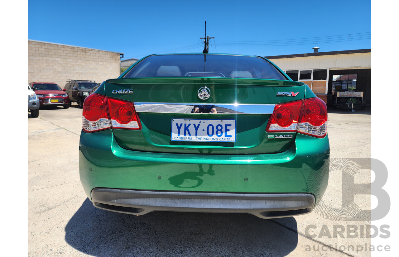 09/2011 Holden Cruze SRi V FWD JH 4D Sedan Green 1.4L