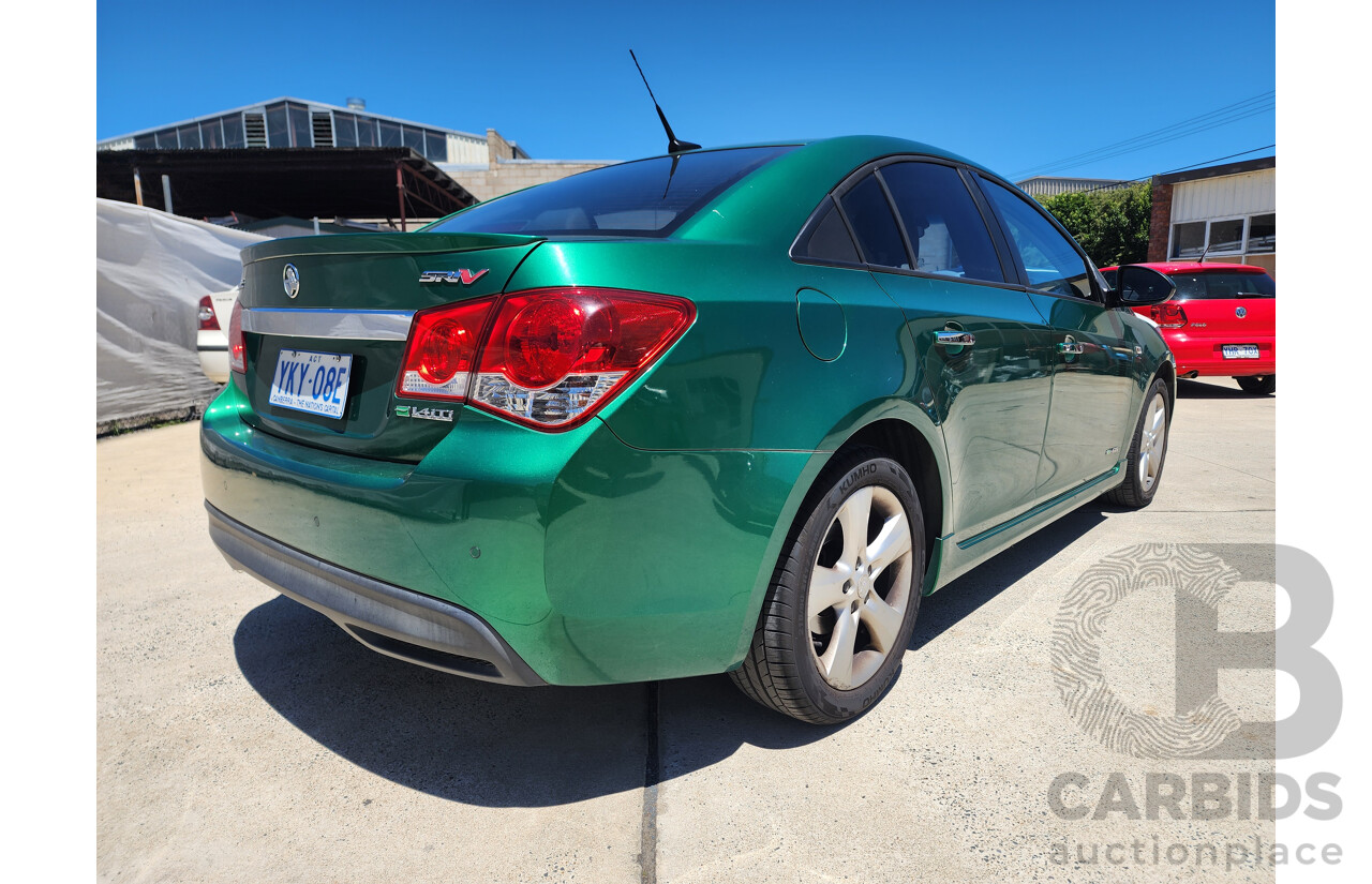 09/2011 Holden Cruze SRi V FWD JH 4D Sedan Green 1.4L