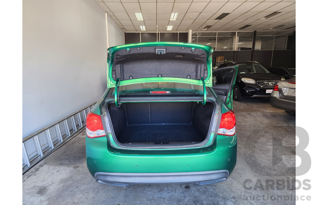 09/2011 Holden Cruze SRi V FWD JH 4D Sedan Green 1.4L