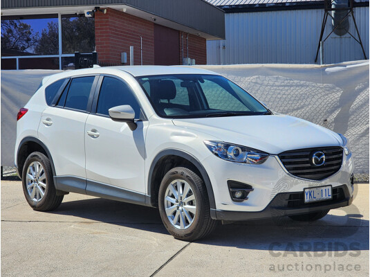 1/2015 Mazda Cx-5 MAXX Sport (4x4) MY15 4d Wagon White 2.5L