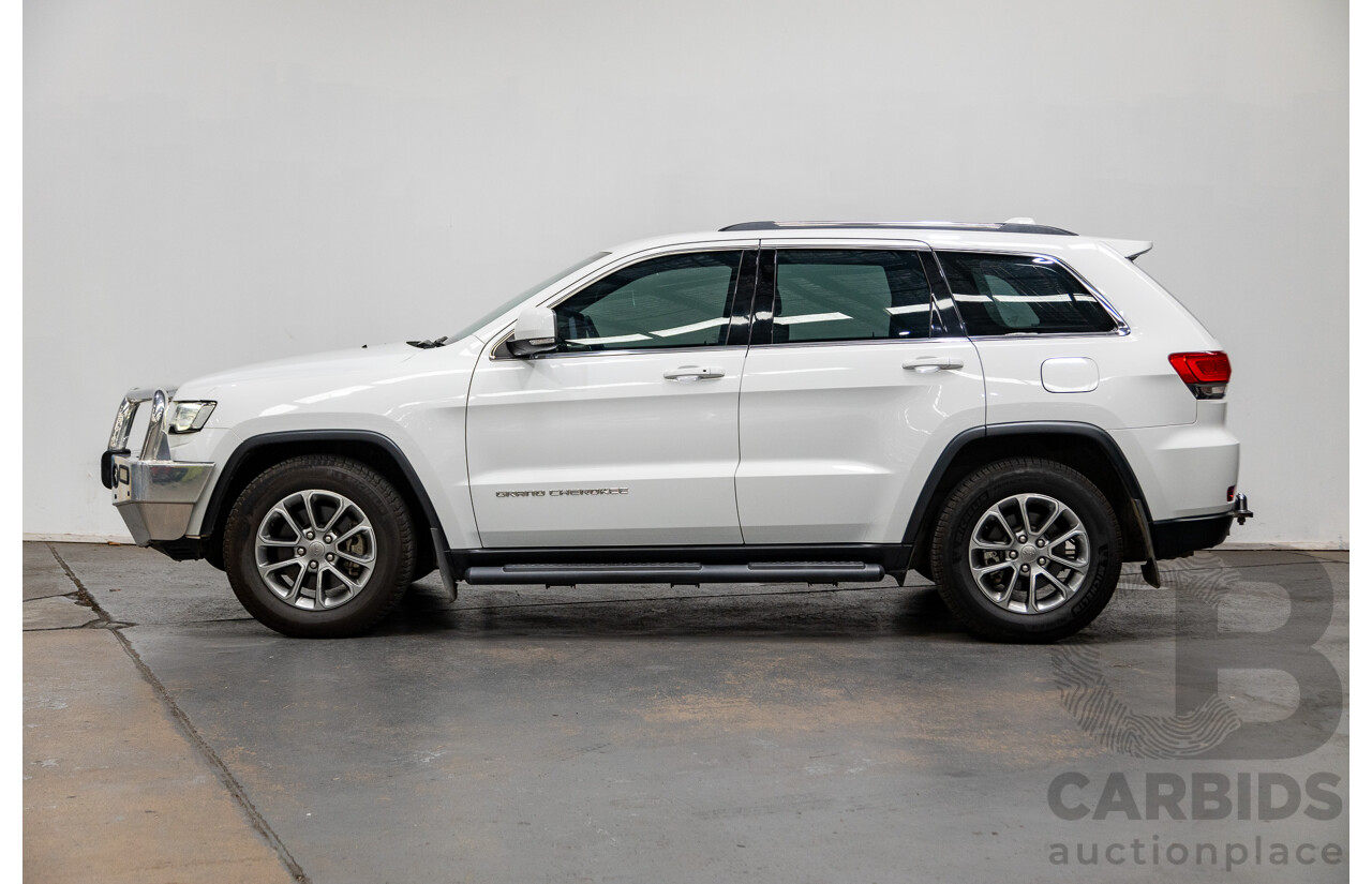 10/2014 Jeep Grand Cherokee Laredo (4x4) WK MY15 4d Wagon Bright White 3.0L Turbo Diesel