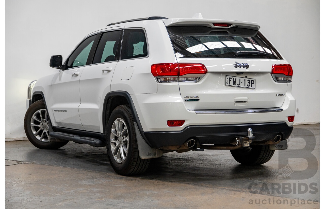 10/2014 Jeep Grand Cherokee Laredo (4x4) WK MY15 4d Wagon Bright White 3.0L Turbo Diesel