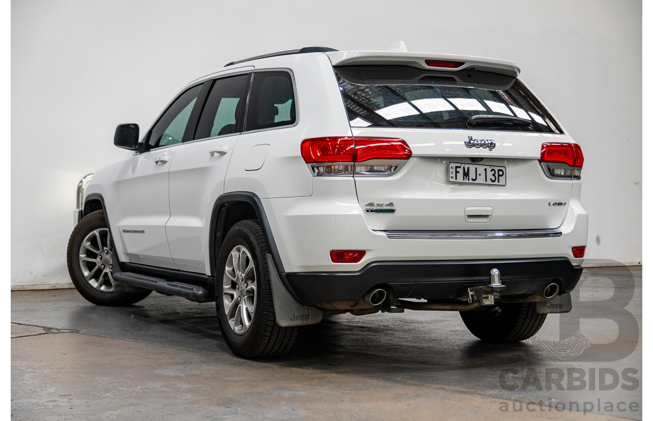 10/2014 Jeep Grand Cherokee Laredo (4x4) WK MY15 4d Wagon Bright White 3.0L Turbo Diesel