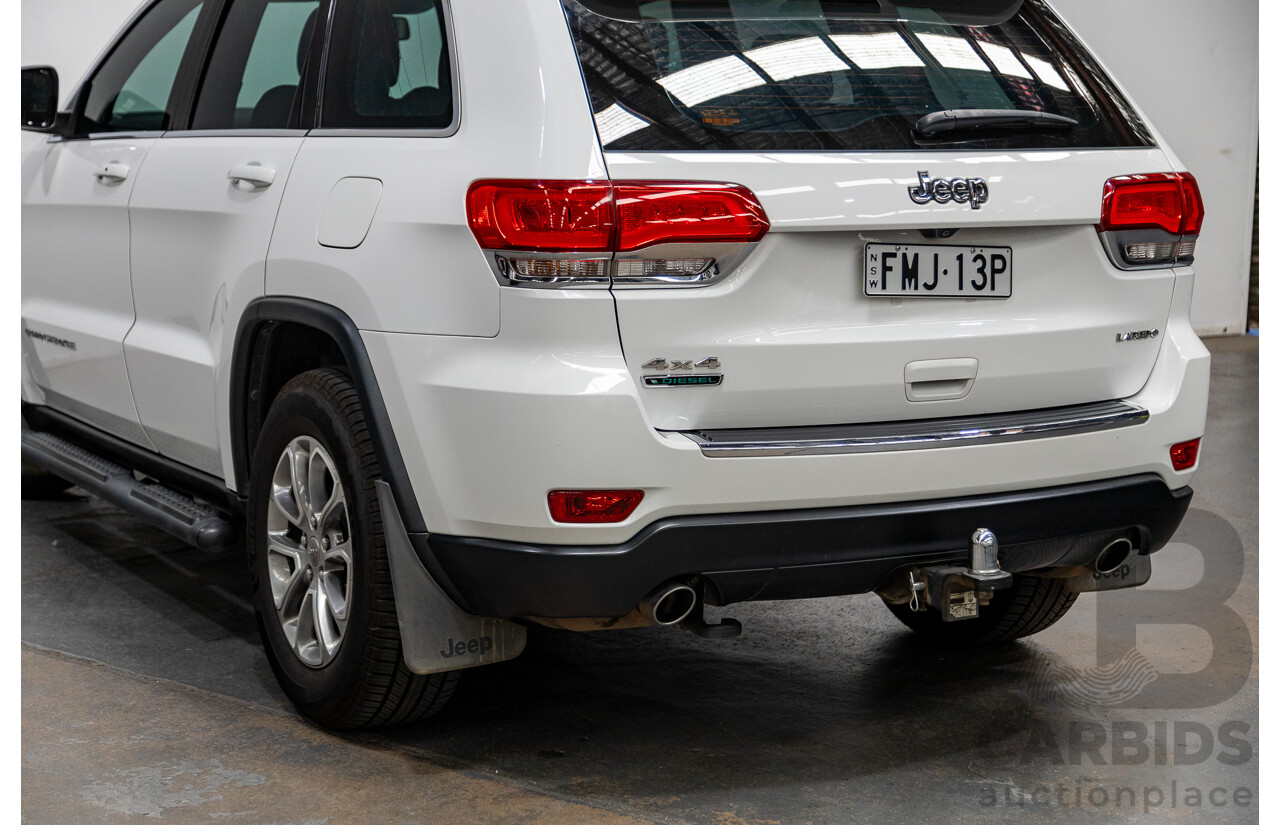 10/2014 Jeep Grand Cherokee Laredo (4x4) WK MY15 4d Wagon Bright White 3.0L Turbo Diesel