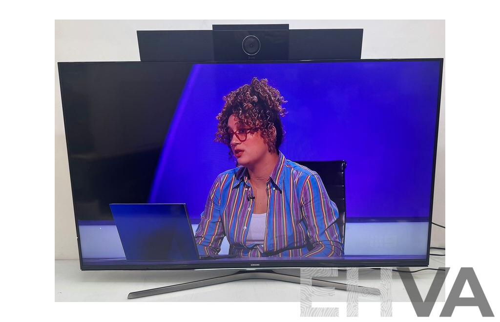Samsung (J6200) Series 6 55 Inch Full HD Smart TV with Poly (P009) Video Bar