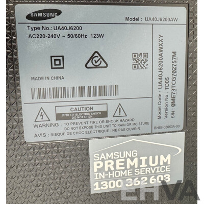 Samsung Series 6 40" (J6200) Full HD TV