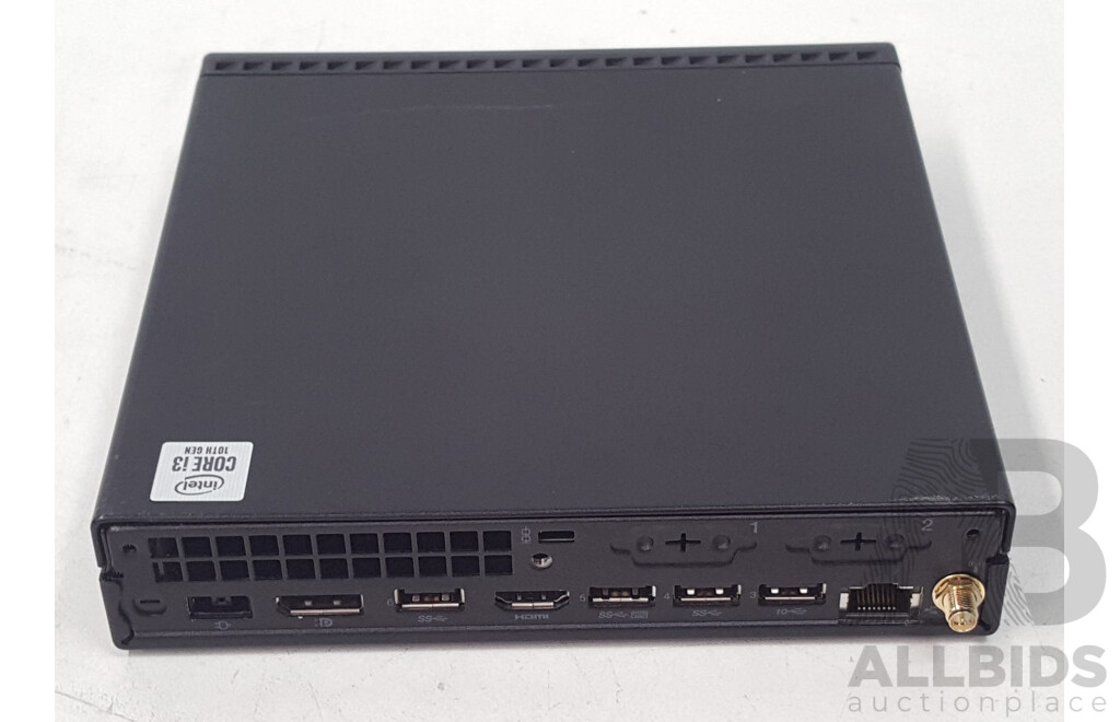 Lenovo ThinkCentre M70q Intel Core i3 (10100T) 3.00GHz-3.80GHz 4-Core CPU Mini Desktop Computer w/ Power Supply