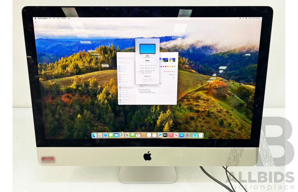 Apple (A2115) Intel Core I5 (10600) 3.30GHz-4.80GHz 6-Core CPU 27-Inch Retina 5K IMac (2020)